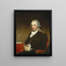 Georges Pollock - Gilbert Stuart — framed artwork on a wall