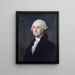 George Washington - Gilbert Stuart — framed artwork on a wall