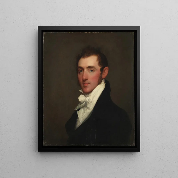 Henry Rice - Gilbert Stuart — framed artwork on a wall