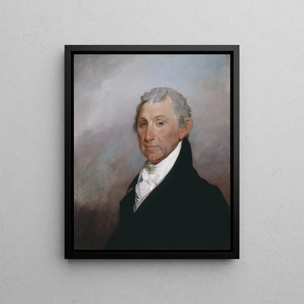 James Monroe - Gilbert Stuart — framed artwork on a wall