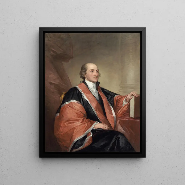 John Jay - Gilbert Stuart — framed artwork on a wall
