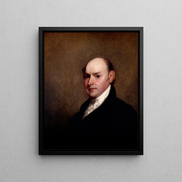 John Quincy Adams - Gilbert Stuart — framed artwork on a wall