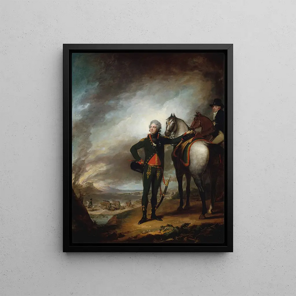 Louis-Marie Vicomte de Noailles - Gilbert Stuart — framed artwork on a wall