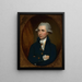 Luc Blanc - Gilbert Stuart — framed artwork on a wall