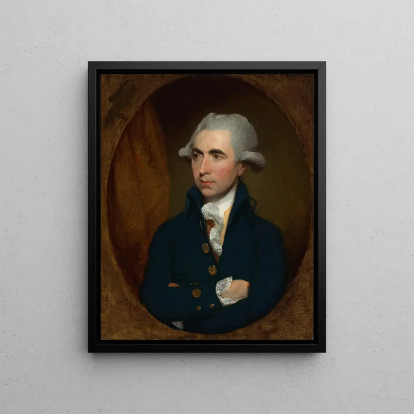 Luc Blanc - Gilbert Stuart — framed artwork on a wall