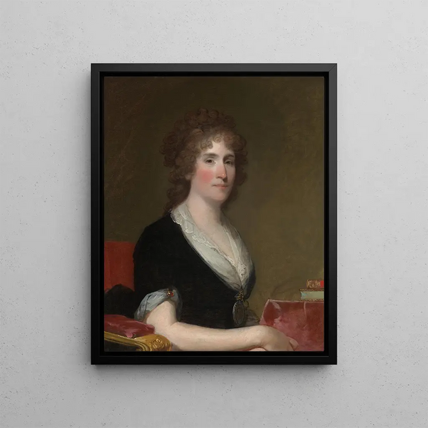 Margaret Spear Smith - Gilbert Stuart — framed artwork on a wall