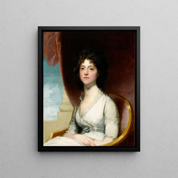 Marianne Ashley Walker - Gilbert Stuart — framed artwork on a wall