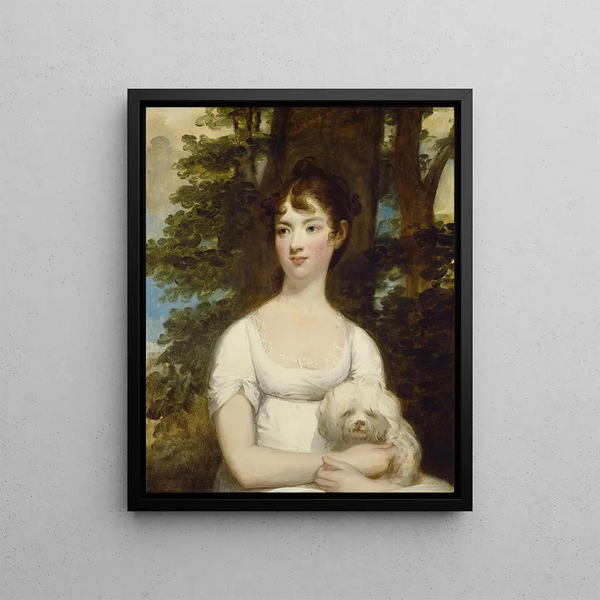 Marie Barry - Gilbert Stuart — framed artwork on a wall