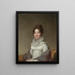 Mary Campbell Stuart - Gilbert Stuart — framed artwork on a wall