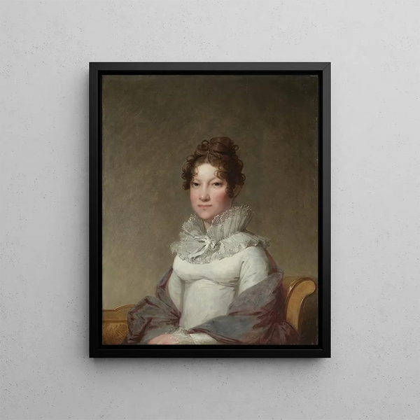 Mary Campbell Stuart - Gilbert Stuart — framed artwork on a wall