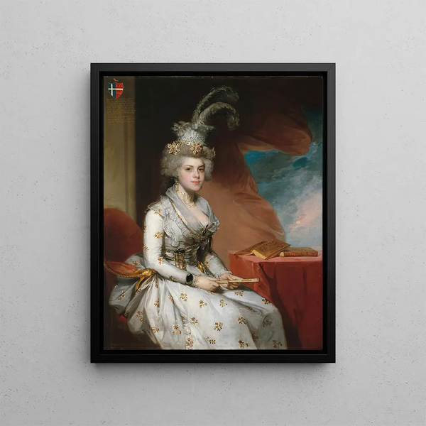 Matilda Stoughton de Jaudenès - Gilbert Stuart — framed artwork on a wall