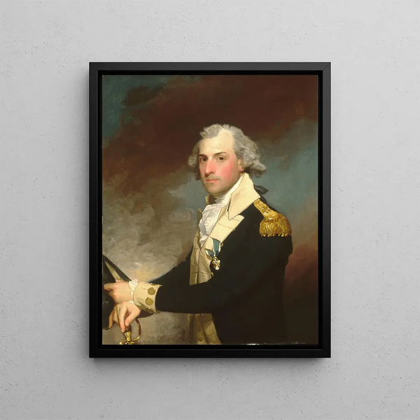 Matthew Clarkson - Gilbert Stuart — framed artwork on a wall