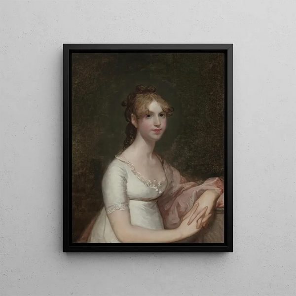 Mlle Anna Powell Mason Mme Patrick Grant - Gilbert Stuart — framed artwork on a wall