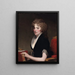 Portrait of Anne Willing Bingham - Gilbert Stuart — framed artwork on a wall