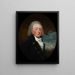 Portrait Painting of Edward Loftus - Gilbert Stuart — framed artwork on a wall