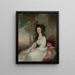 Portrait of Eleanor Gordon - Gilbert Stuart — framed artwork on a wall