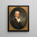 Portrait Painting of Gabriel Manigault - Gilbert Stuart — framed artwork on a wall