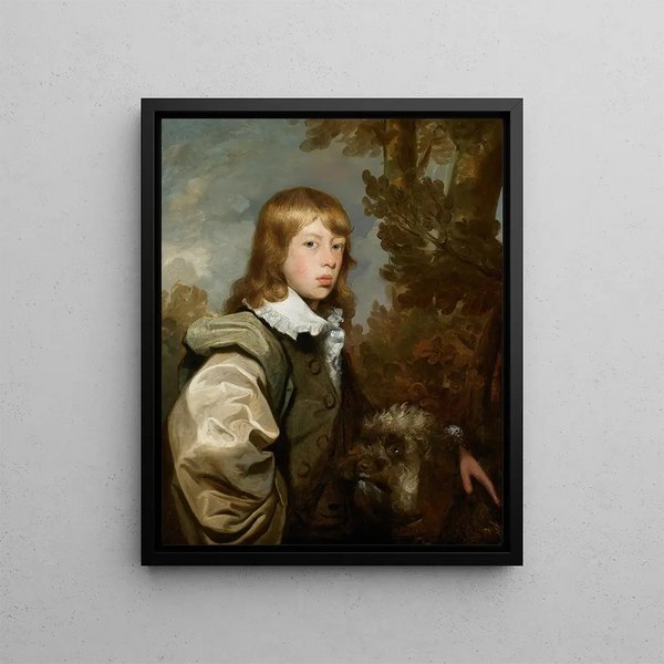Portrait of James Ward - Gilbert Stuart — framed artwork on a wall