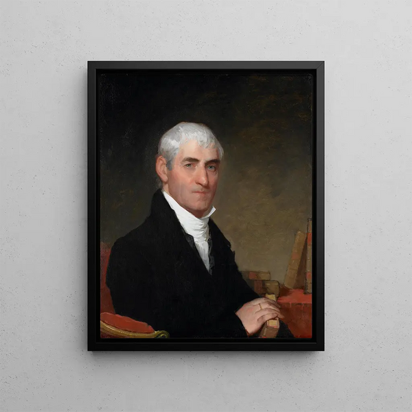 Portrait of Judge Daniel Cony du Maine - Gilbert Stuart — framed artwork on a wall