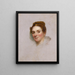 Portrait of a Lady - Gilbert Stuart — framed artwork on a wall