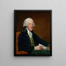 Portrait of the Most Honorable William Brownlow - Gilbert Stuart — framed artwork on a wall