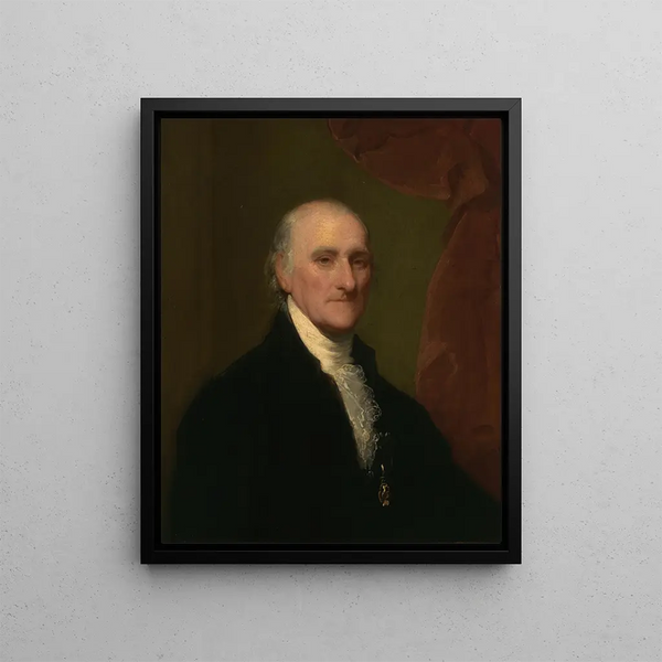 Samuel Miles - Gilbert Stuart — framed artwork on a wall