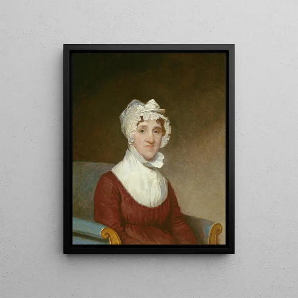 Sarah Homes Tappan Mme Benjamin Tappan - Gilbert Stuart — framed artwork on a wall