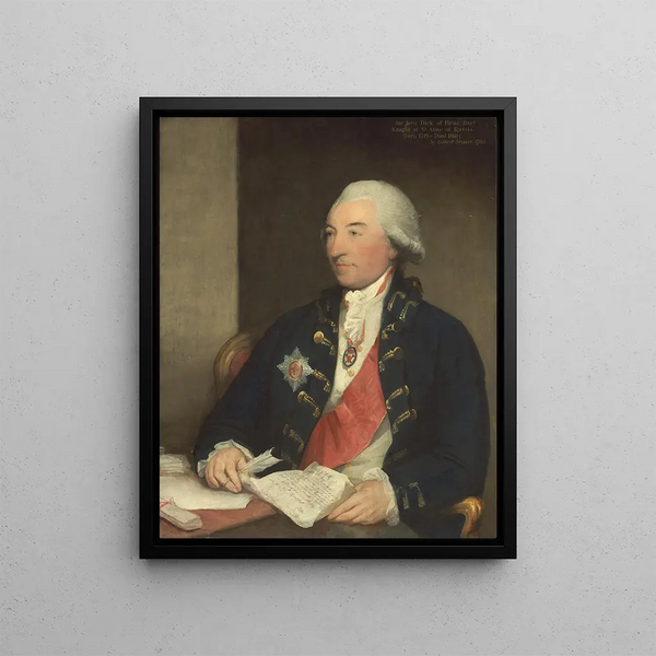 Sir John Dick - Gilbert Stuart — framed artwork on a wall