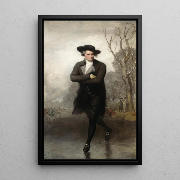 The Skater, portrait of William Grant - Gilbert Stuart — framed artwork on a wall