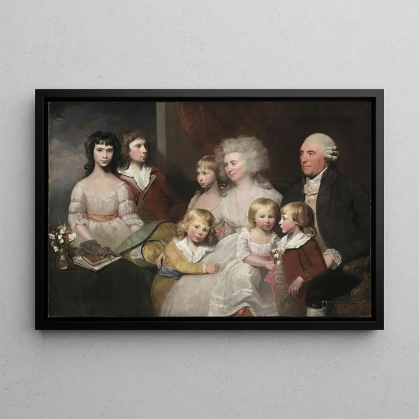 La famille Todd - Gilbert Stuart — framed artwork on a wall