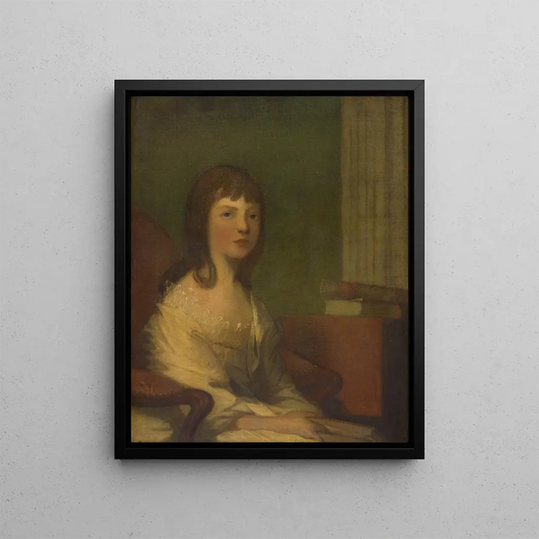 Théodosia Burr Alston - Gilbert Stuart — framed artwork on a wall