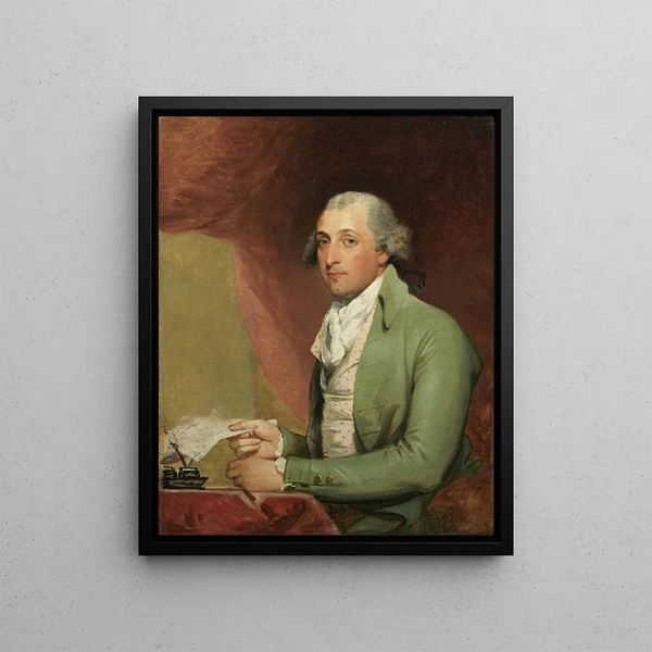 Guillaume Bayard - Gilbert Stuart — framed artwork on a wall