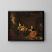 The Captain Macheath reprimanded by Polly and Lucy in The Beggar's Opera - Gilbert Stuart Newton — framed artwork on a wall