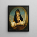 L'étudiant doux - Gilbert Stuart Newton — framed artwork on a wall