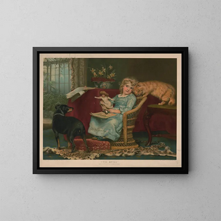 The Rivals - Gilbert Whitehead Co — framed artwork on a wall