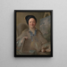 Portrait of a landscape painter, perhaps George Lambert - Giles Hussey — framed artwork on a wall