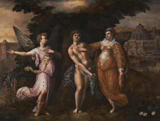 Allegory of Religious Life - Gillis Coignet — artwork view