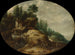 Moulin à eau près d'un affleurement boisé - Gillis Peeters l'Ancien — artwork view