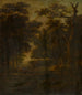 Forest landscape with riders - Gillis Rombouts — artwork view
