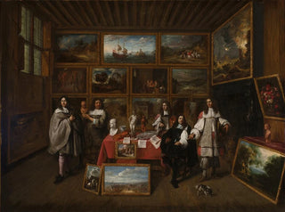 Une galerie de tableaux - Gillis van Tilborgh — artwork view