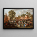 Village Fair - Gillis van Tilborgh — framed artwork on a wall