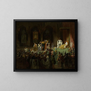 Public homage paintings - Gillot Saint-Evre — framed artwork on a wall