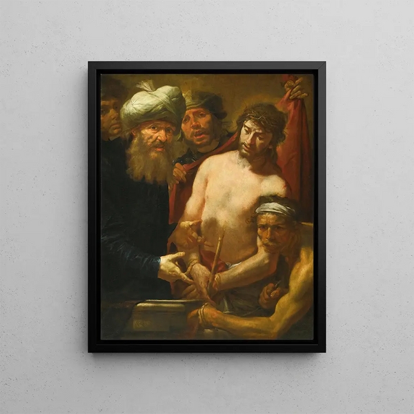 Voici l'homme - Gioacchino Assereto — framed artwork on a wall