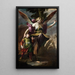 L'Ange gardien - Gioacchino Assereto — framed artwork on a wall