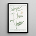 Securidaca jaune majeure - Giorgio Bonelli — framed artwork on a wall