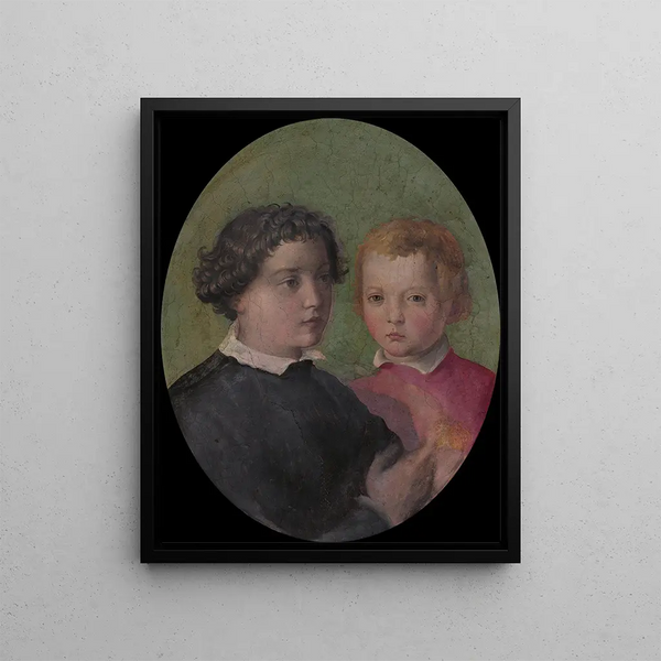 Don Giovanni et Don Garzia de Médicis - Giorgio Vasari — framed artwork on a wall