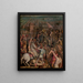 The Capture of Milan - Giorgio Vasari — framed artwork on a wall