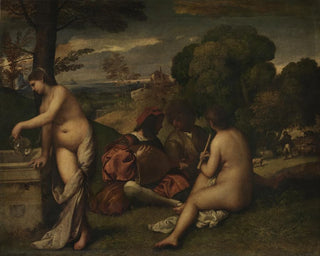 Concert pastoral - Giorgione — artwork view