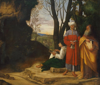 Trois philosophes - Giorgione — artwork view