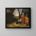Trois philosophes - Giorgione — framed artwork on a wall
